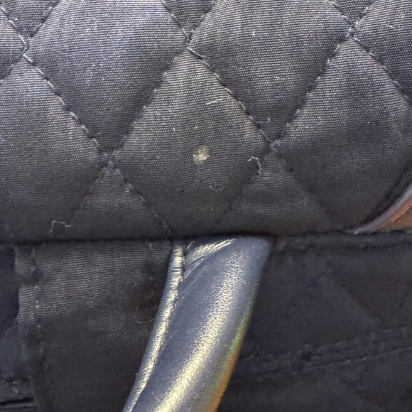 Vera Bradley Navy Small Quilted Backpack/Purse - Picture 5 of 9